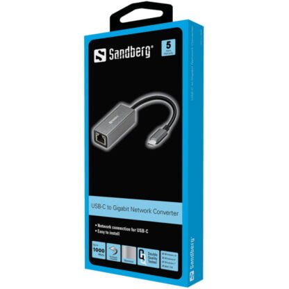 Sandberg USB-C Gigabit Network Adapter 3