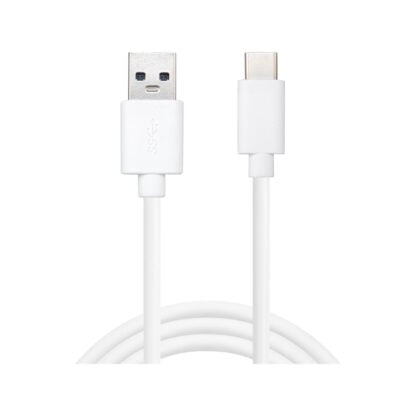 Sandberg USB-C – USB-A kaapeli 2m valkoinen 3