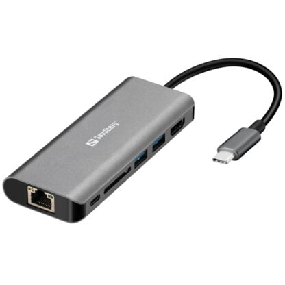 Sandberg USB-C Dock HDMI+LAN+SD+USB100W 2