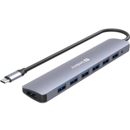 Sandberg USB-C to 7 x USB 3.0 Hub 2