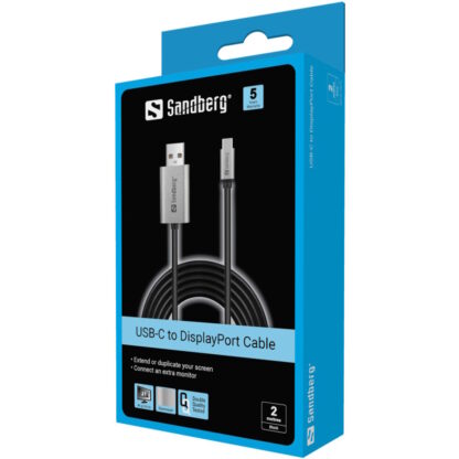 Sandberg USB-C to DisplayPort Cable 2M 2