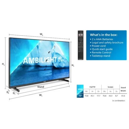 Philips PFS6908 32″ Full HD LED Ambilight TV 3