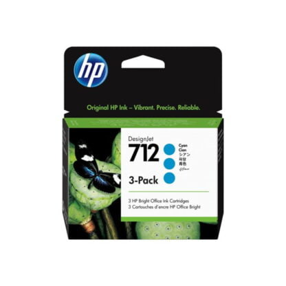 HP 712 3-pack sininen 29ml DesignJet tulostuskasetti 2