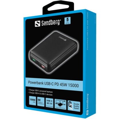 Sandberg Powerbank USB-C PD 45W 15000 3