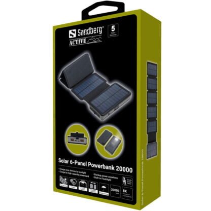 Sandberg Solar 6-Panel Powerbank 20000 6