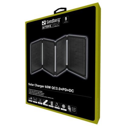 Sandberg Solar Charger 60W QC3.0+PD+DC 6