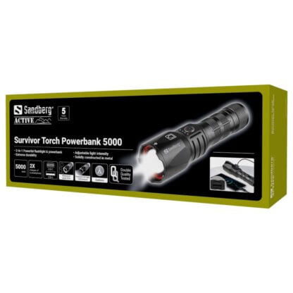 Sandberg Survivor Torch Powerbank 5000 2