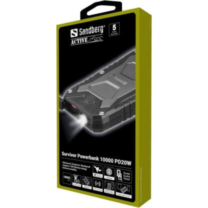 Sandberg Survivor Powerbank 10000 PD20W 2