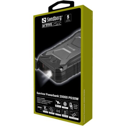 Sandberg Survivor Powerbank 20000 PD30W 2