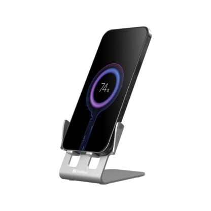 Sandberg Wireless Charger Stand 15W Alu 7