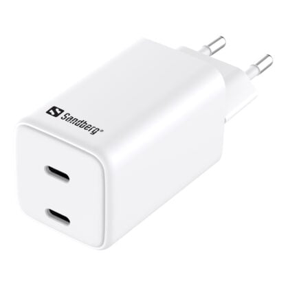 Sandberg AC Charger Dual USB-C PD65W EU 2