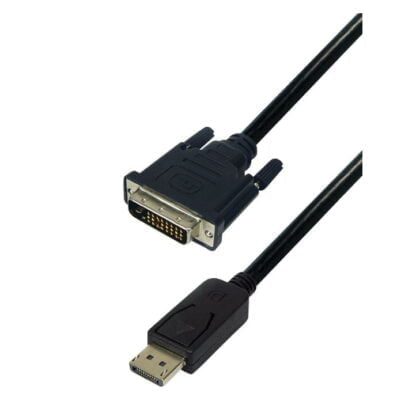 DisplayPort-DVI kaapeli 2m musta 2