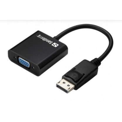 Sandberg DisplayPort – VGA adapteri 0.2m musta 3