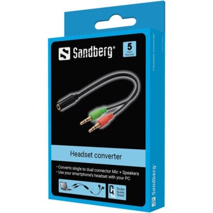 Sandberg Headset converter (mobile) > PC 3