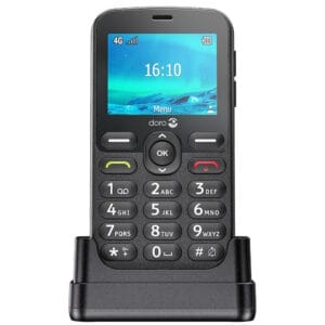 Doro 1881 Black 4G -peruspuhelin