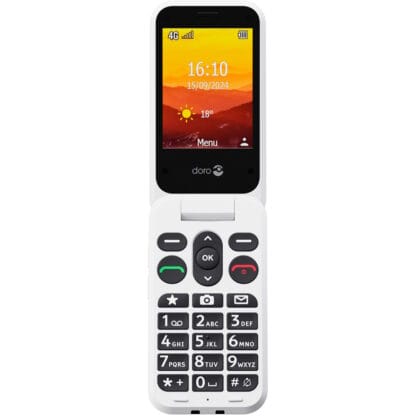 Doro Leva L31 Graphite/White 4G -peruspuhelin 4