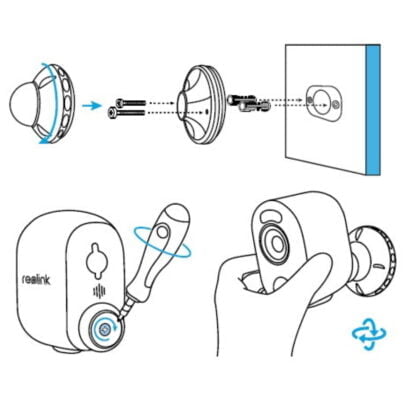 Reolink magneettipidike Argus 2E, 3 ja 3 Pro kameroille 3