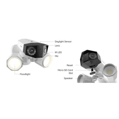 Reolink Duo Floodlight PoE+ 2x8MP AI ulkokamera LED-kohdevaloilla 6