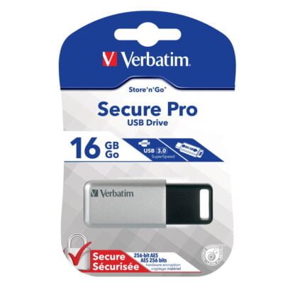 Verbatim salasanasuojattu 16GB muistitikku USB3.0 2