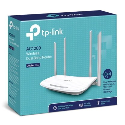 TP-LINK ARCHER C50 v3 AC1200 DB langaton reititin 5