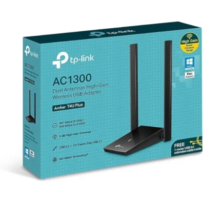 TP-LINK Archer T4U Plus USB WiFi-adapteri 2