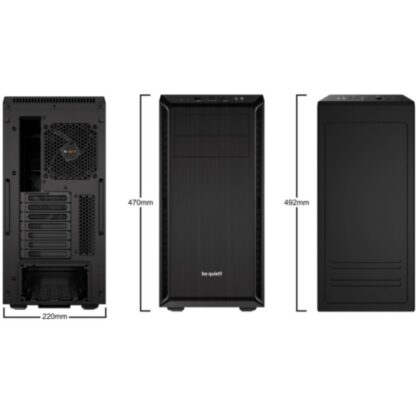 Be Quiet Pure Base 600 Black ATX-miditornikotelo 4