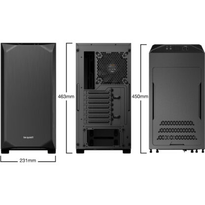 Be Quiet Pure Base 500 Black ATX-miditornikotelo 3