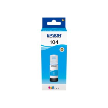 EPSON 104 EcoTank Cyan ink bottle 2