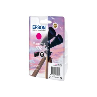 EPSON 502 alkuperäinen magenta tulostuskasetti 3