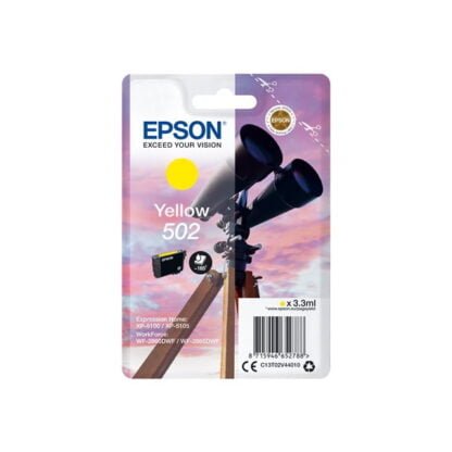 EPSON 502 alkuperäinen keltainen tulostuskasetti 2