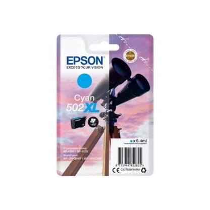 EPSON 502XL alkuperäinen syaani tulostuskasetti 2