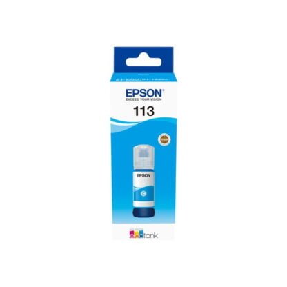 EPSON 113 EcoTank Pigment Cyan ink bottle 2