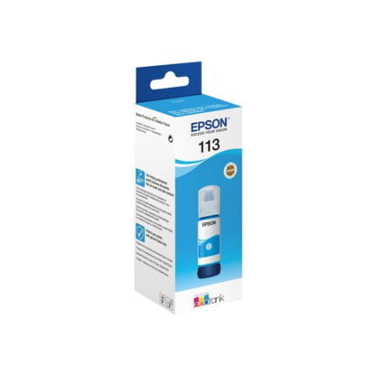 EPSON 113 EcoTank Pigment Cyan ink bottle 3