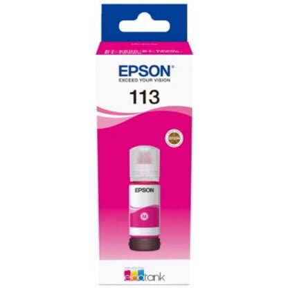 EPSON 113 EcoTank Pigment Magenta ink bottle 2