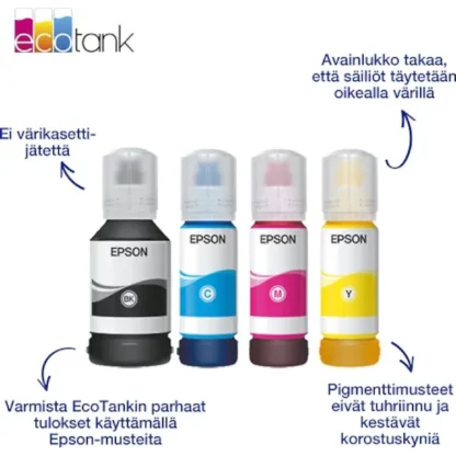 Epson 113 EcoTank multipack mustesäiliöpakkaus (4 väriä) 5