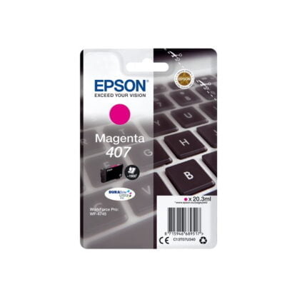 EPSON 407 alkuperäinen magenta tulostuskasetti 2