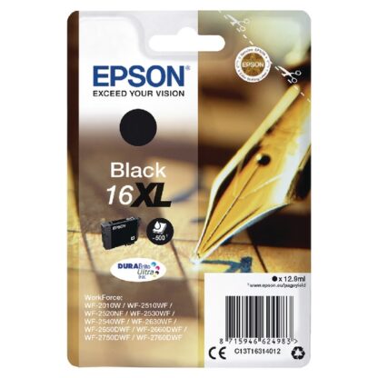 Epson 16XL musta tulostuskasetti 2