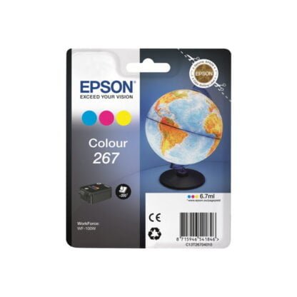 EPSON 267 alkuperäinen kolmiväri tulostuskasetti 2