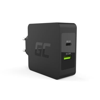 GreenCell USB-C ja USB-A laturi 45W 2