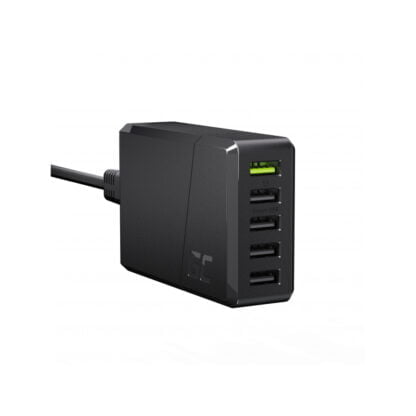 GreenCell 5xUSB-laturi 52W musta 2