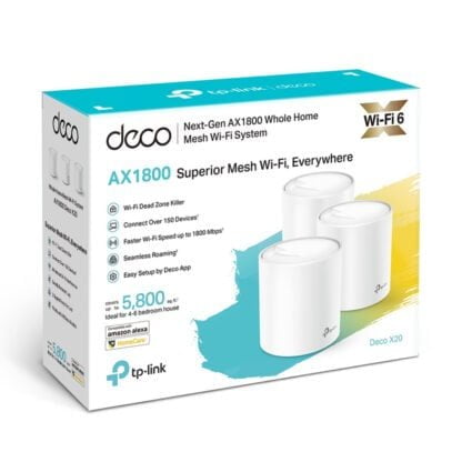 TP-LINK DECO X20 AX1800 WIFI MESH SYSTEM (3-pack) 4