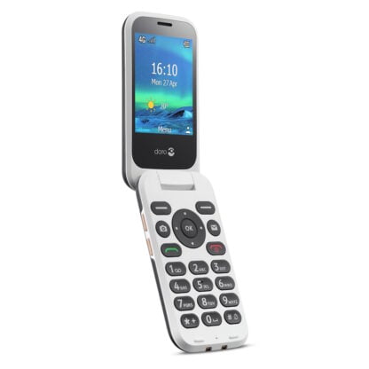 Doro 6881 Black/White 4G -simpukkapuhelin 2