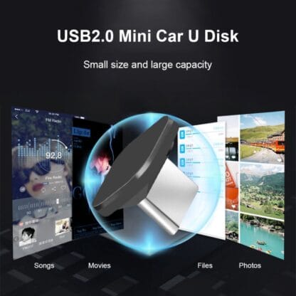 Pienikokoinen 64GB USB-C muisti 5