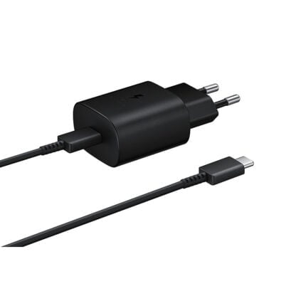 Samsung 25 W USB-C -pikalaturi USB-C-kaapelilla musta 2