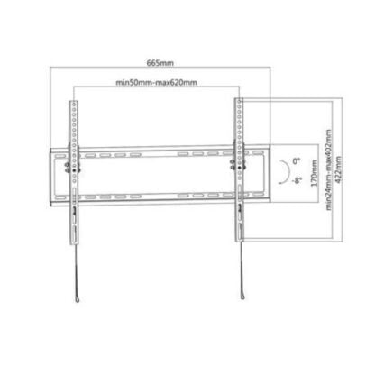 LCD TV-SEINÄTELINE 37-70″ kallistuksella 8