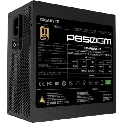 Gigabyte P850GM 80 Plus Gold 850W virtalähde 3