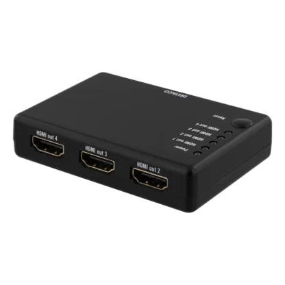 HDMI jakaja 1 sisäänmeno/4 ulostuloa musta 5