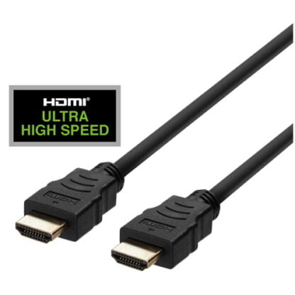 DELTACO HDMI 2.1 ultranopea -kaapeli 1 m 2