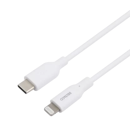 USB-C – Lightning-kaapeli 1m valkoinen 5