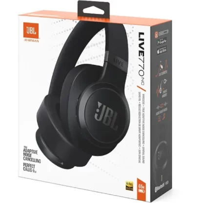 JBL LIVE 770NC vastamelukuulokkeet musta 2